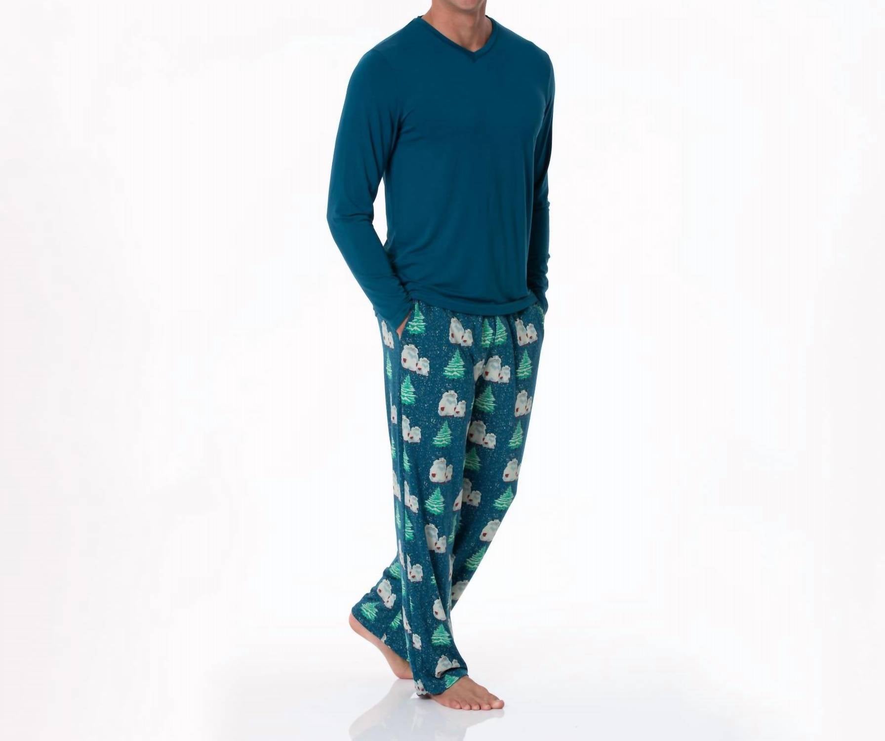 Kickee - Men's Print Pajama Pants