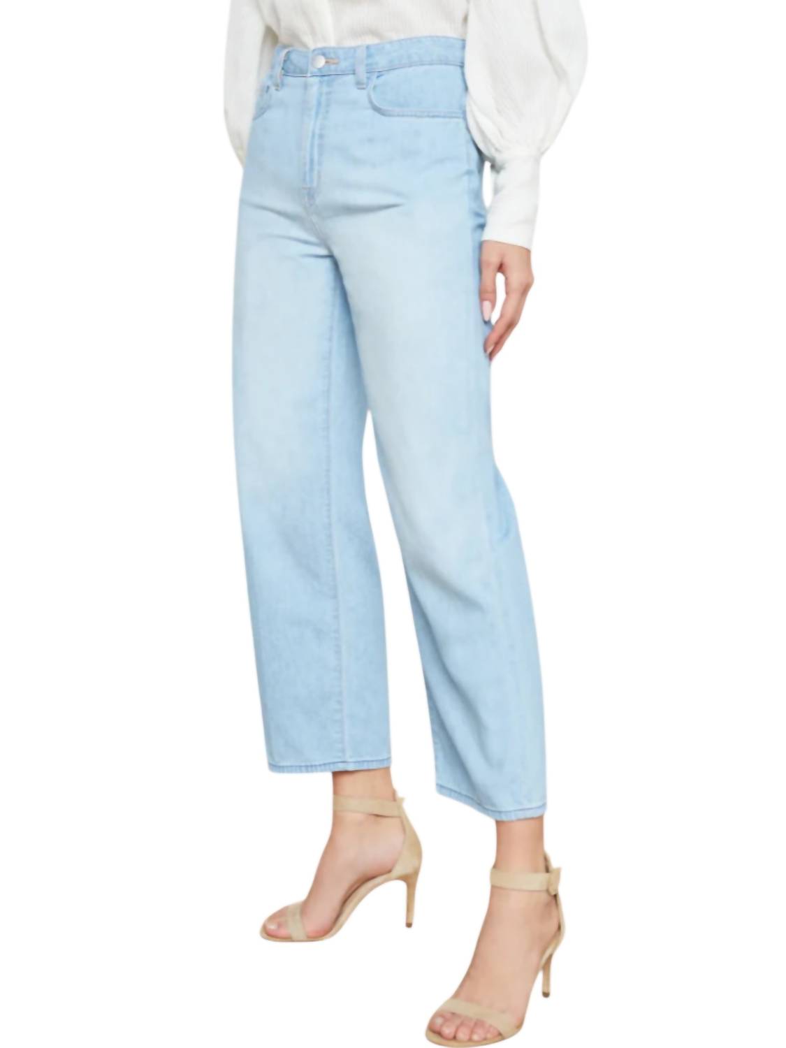 L'Agence - June Cropped Stovepipe Jeans