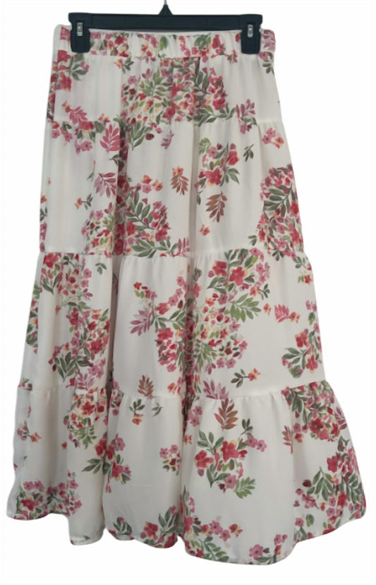 Aqua - Tiered Midi Skirt