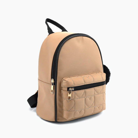 Like Dreams - Women's Sophie Quilted Hearts Mini Backpack