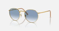Ray Ban - New Round Medium Non Polarized Sunglasses Rb3637 001/3f