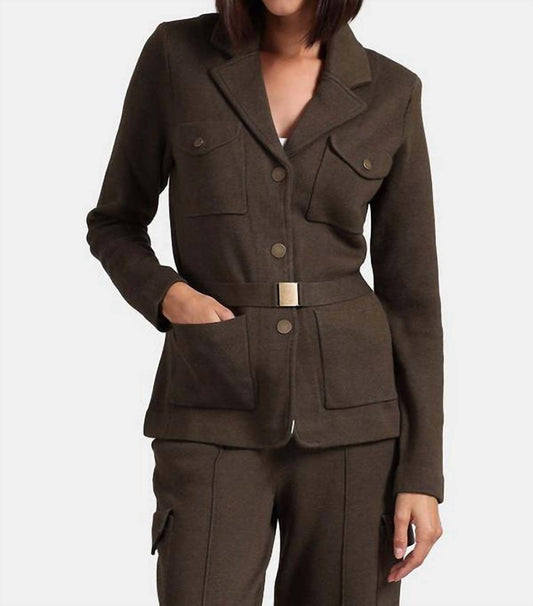 Minnie Rose - Women's Belt Blazer