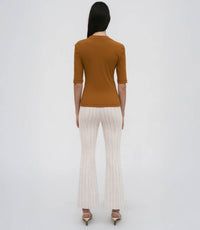 Rosetta Getty - Cropped Sleeve T-shirt