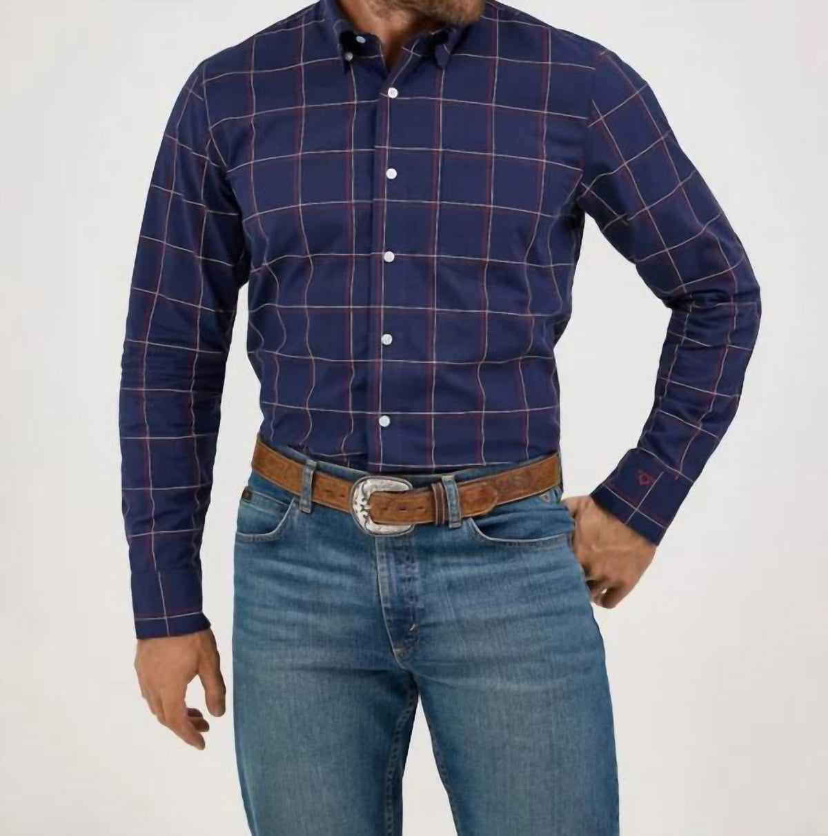 Wrangler - Men’s Cody Johnson One Pocket Button Down Shirt