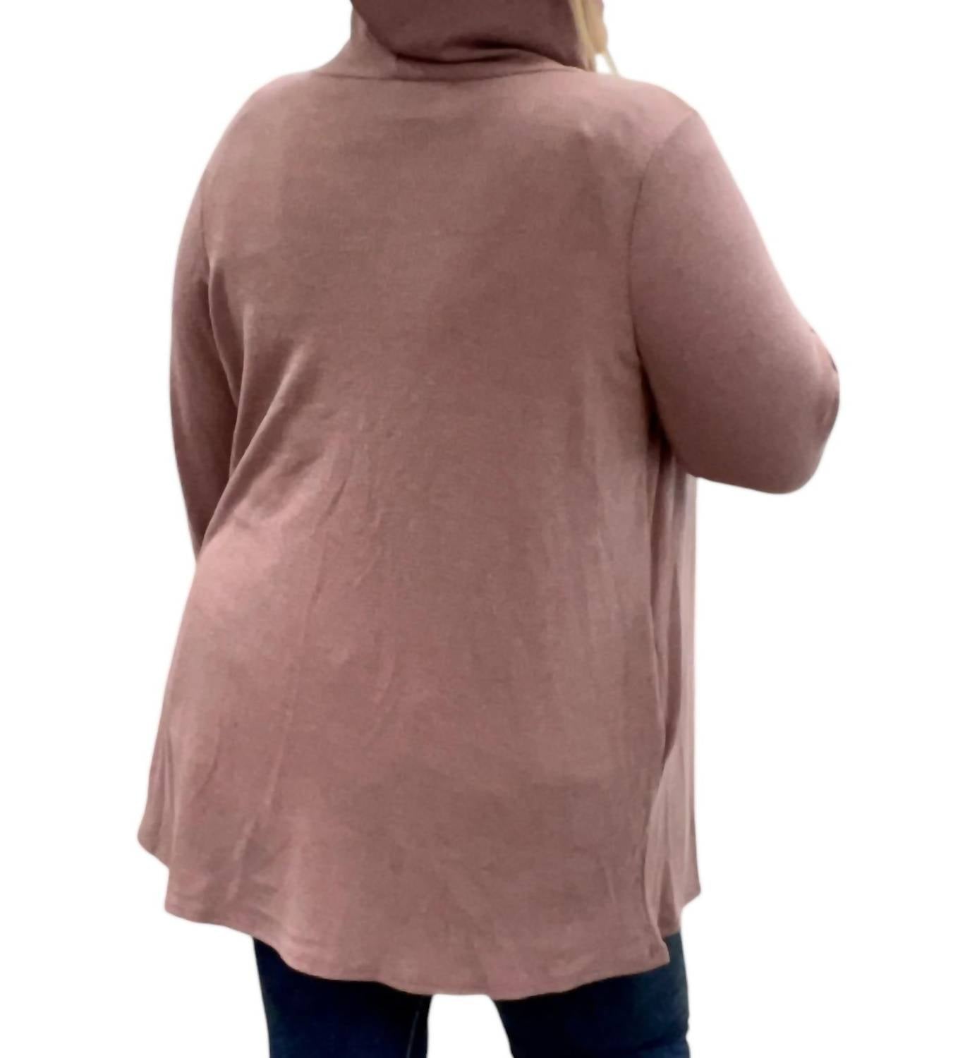 Honeyme - Long Sleeve Hooded Cardigan