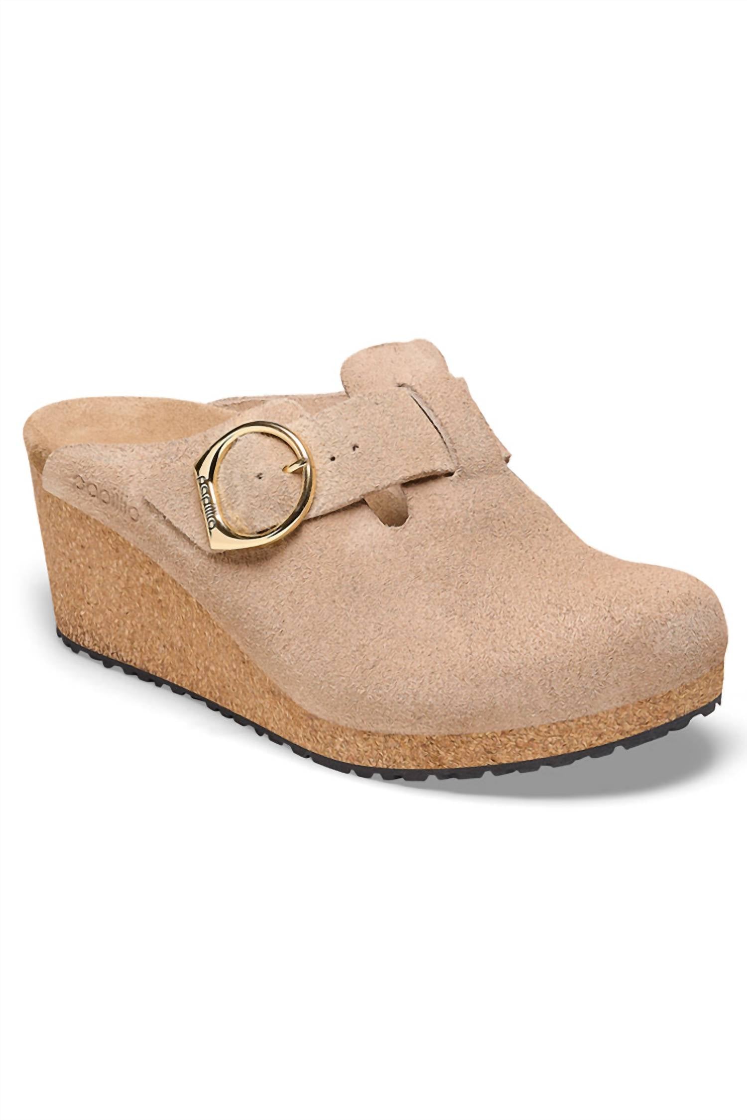 Birkenstock - Women's Fanny Ring-buckle Suede Leather Clogs
