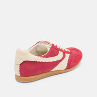 Dolce Vita Women's Limit Low-top Sneakers in crimson nylon - women's sneaker - view 4