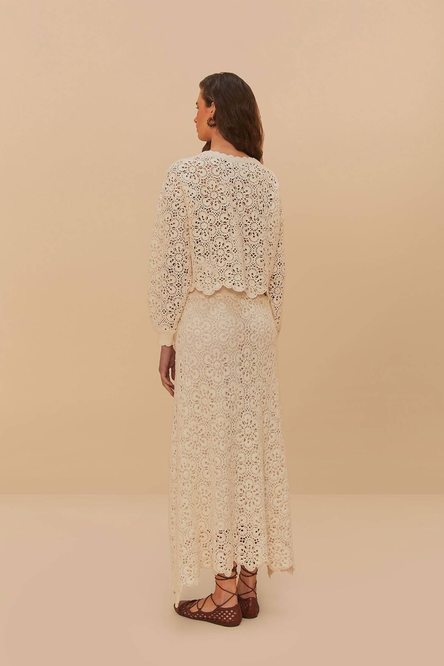 Farm Rio - Flower Crochet Skirt