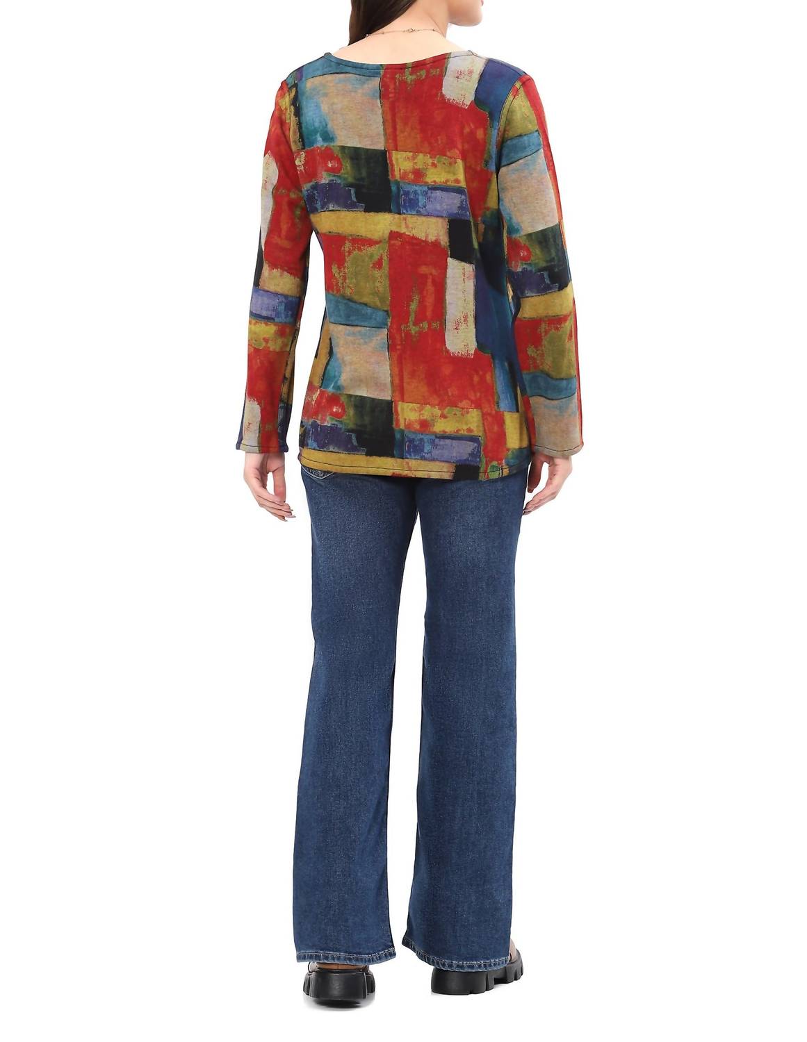 Parsley & Sage - Edith Reversible V-neck Top