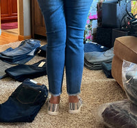 Judy Blue High Waisted Distressed Jeans in blue - women's jeans - view 5