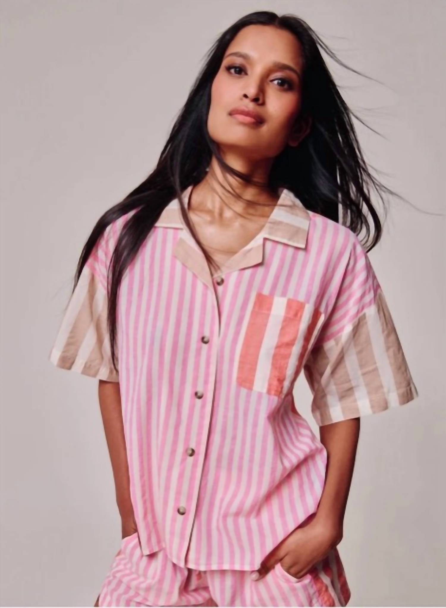 Echo - Cassis Camp Shirt