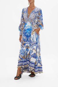 Camilla - Long Button Front Maxi Dress