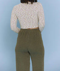 Le Lis - Collect Moments Knit Criss Cross Crop Top