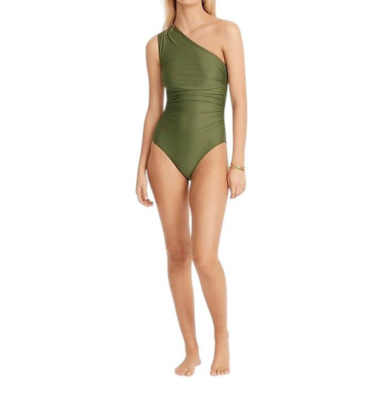 J.Crew - Ruched One Shoulder One Piece