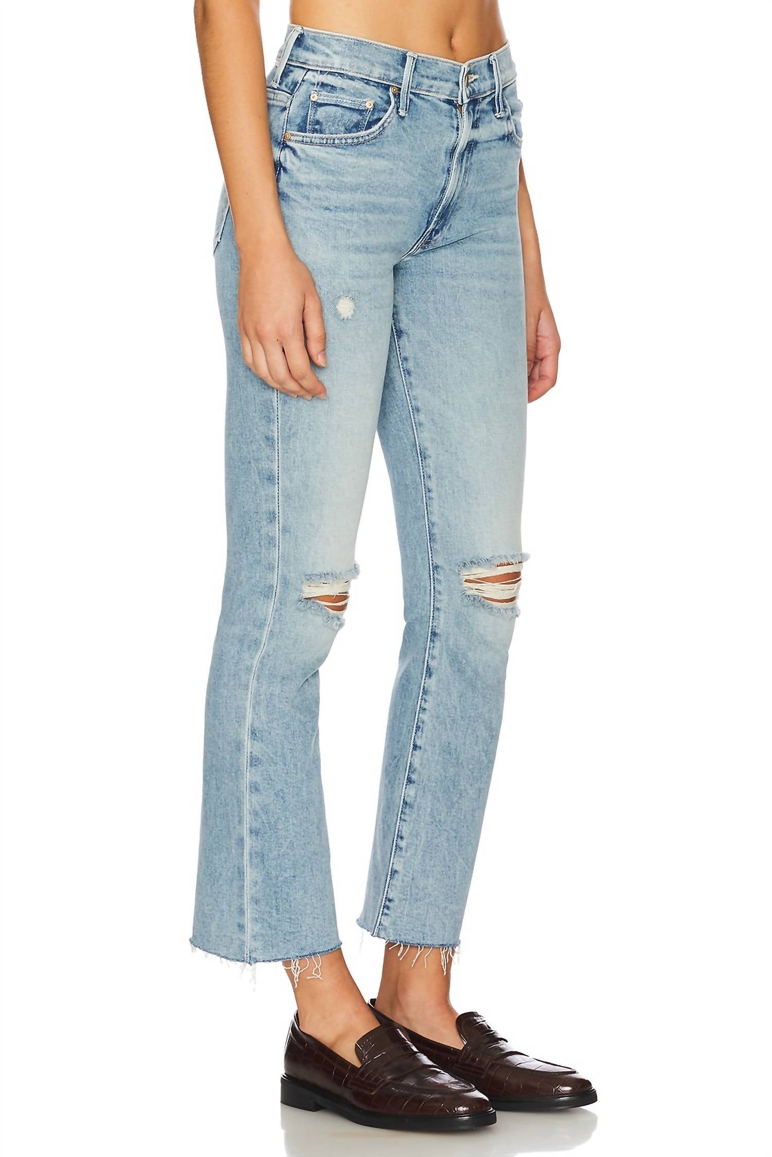 Mother - Insider Flood Fray Jeans