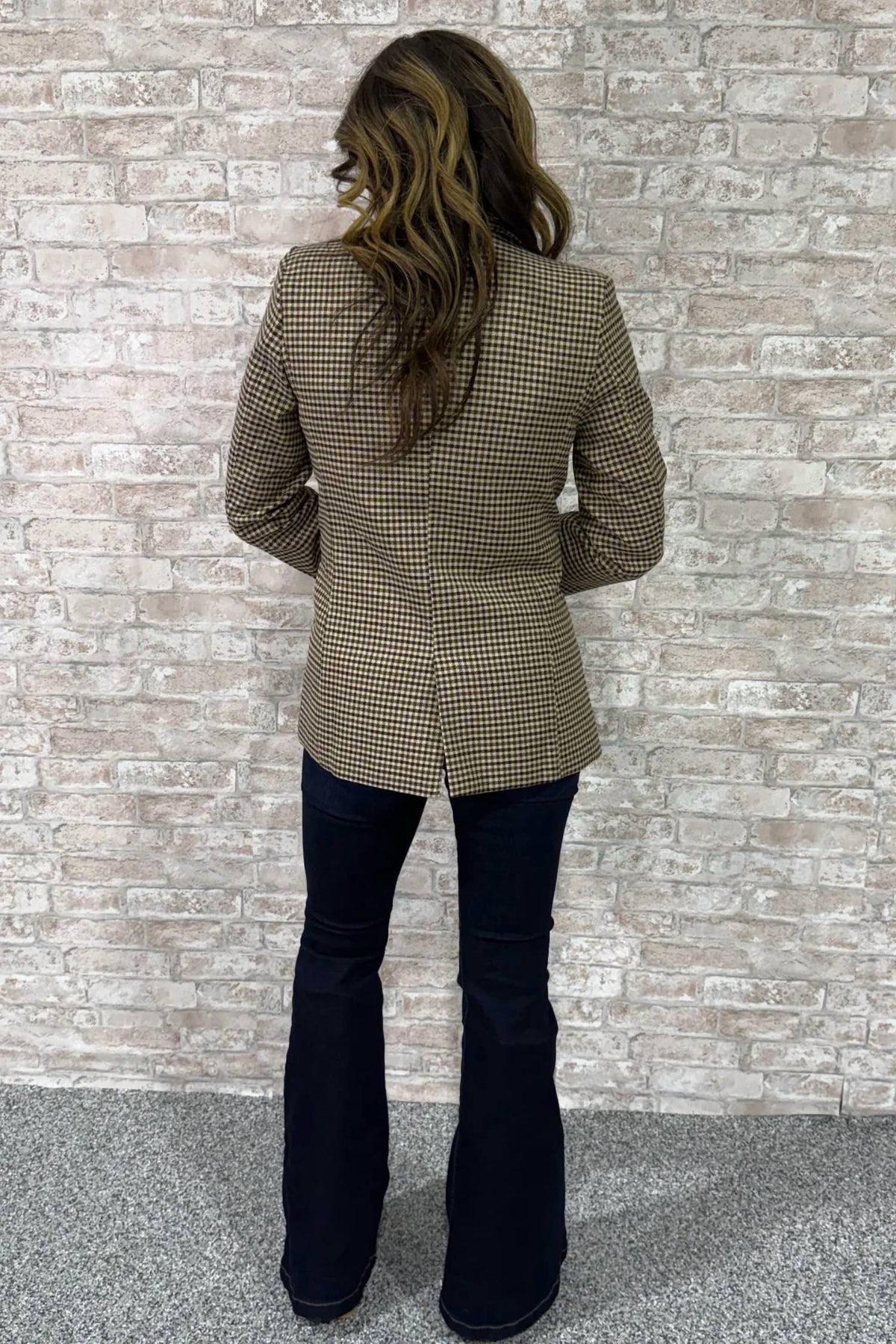 Hiddenbrand - The Checked Structured Gingham Blazer