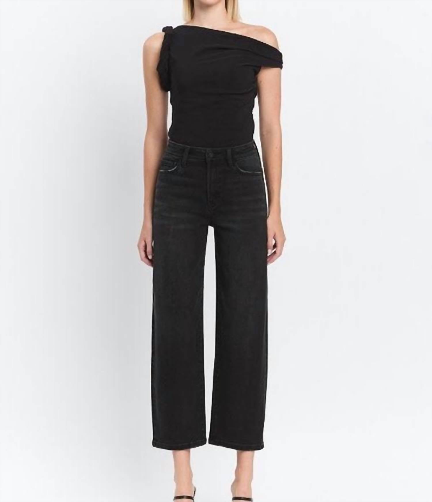 Vervet By Flying Monkey - Amelia High Rise Barrel Jeans