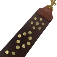 Kempton & Co. - Women's Leather Flat Stud Handbag Strap