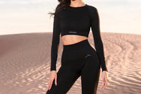 Navano - Seamless High-waist Pull-on Leggings