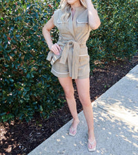 Sage The Label - Off Road Piped Shorts
