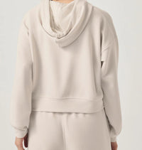 Splendid - Waffle Scuba Zip-Up Pullover