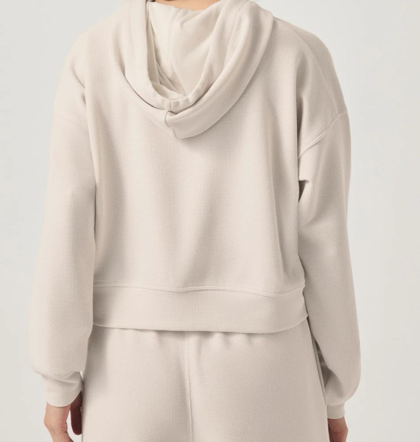 Splendid - Waffle Scuba Zip-Up Pullover