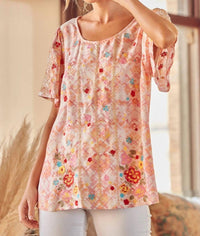 Andree By Unit - Floral Embroidered Top