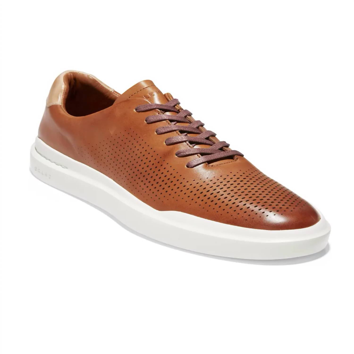 COLE HAAN Men's Grandpro Rally Shoe in british tan ivory - men's sneaker