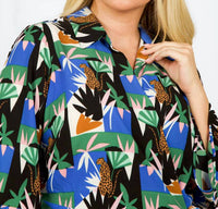 Donna Morgan - Safari Windows Dress - Plus