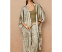 Dress Forum - Women's Sandstone Palm High Slit Kimono Duster