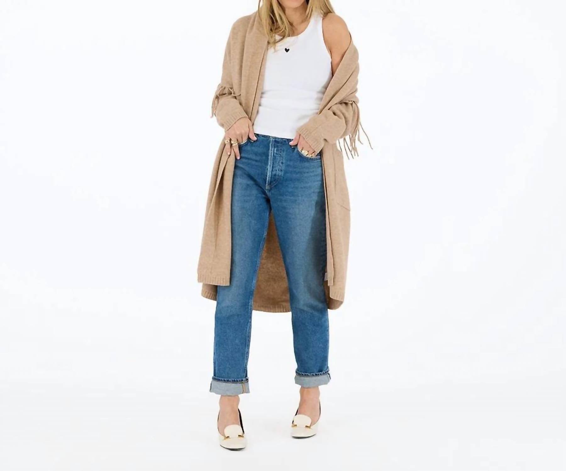 Kerri Rosenthal - Cali Fringe Long Sleeve Cardigan