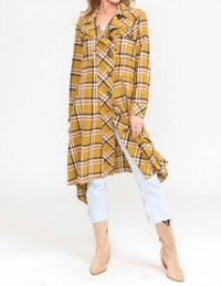 Aratta - Coco Plaid Trench Coat