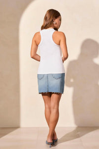 Tribal - Racer Back Baby Rib Tank Top