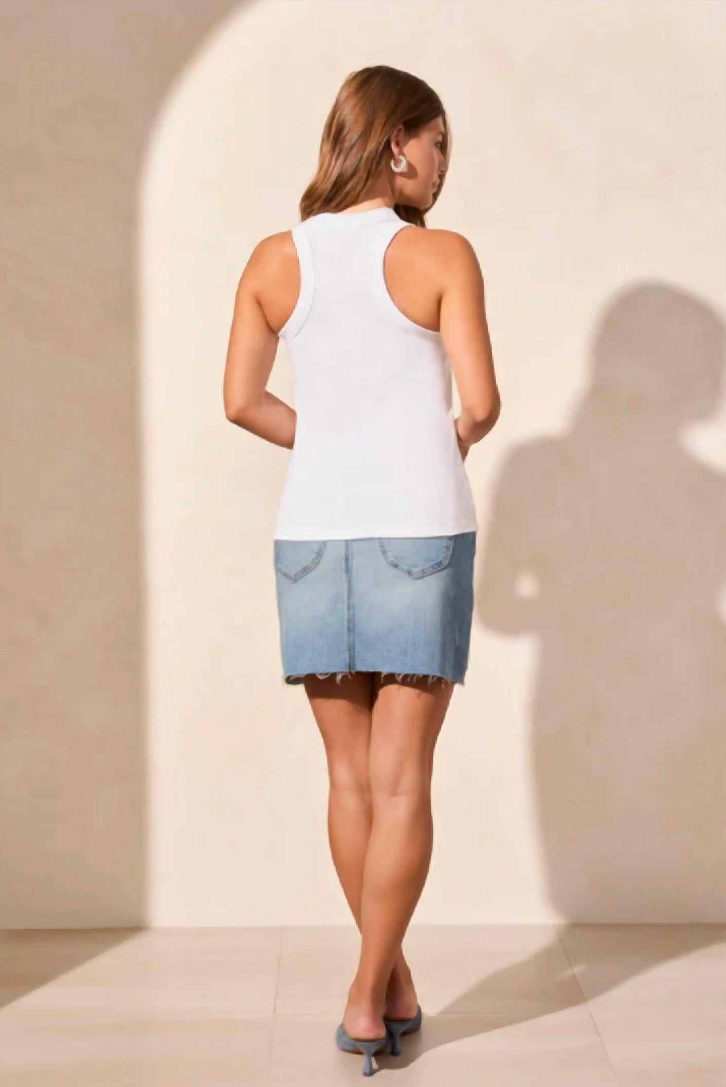 Tribal - Racer Back Baby Rib Tank Top