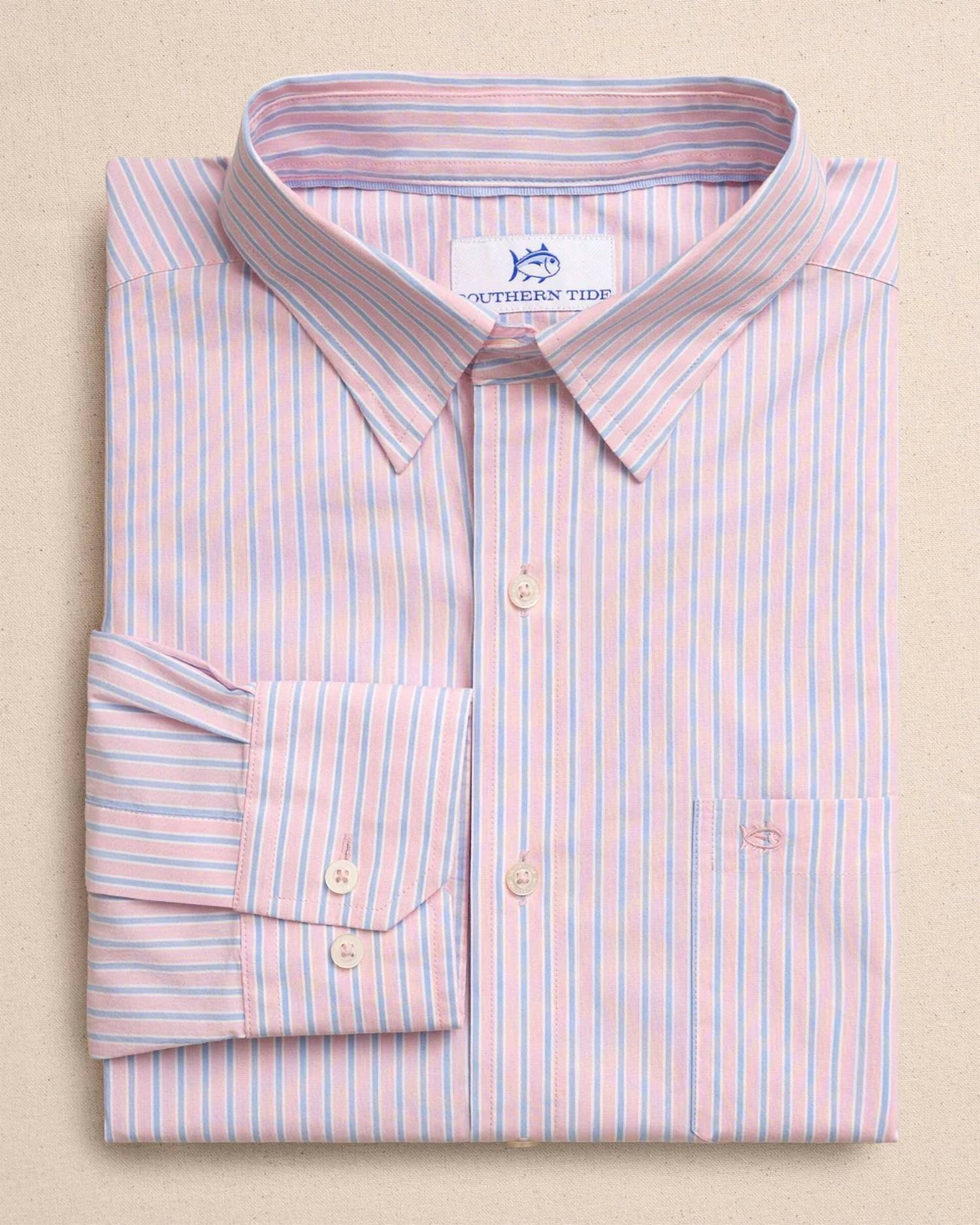 Southern Tide - Amelia Island Stripe Charleston Sport Shirt
