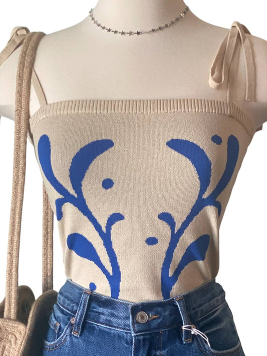 Miss Sparkling - Women's Tie Strap Bodysuit