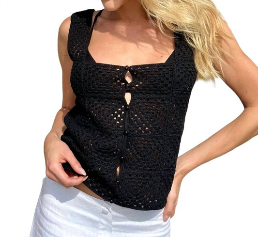 27 Miles Malibu - Lilyana Crochet Top