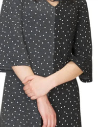 Papillon - Polka Dot V Neck 3/4 Bell Sleeve Dress