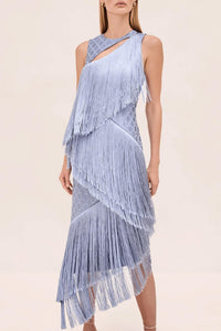 Alexis - Costa Fringe Midi Dress