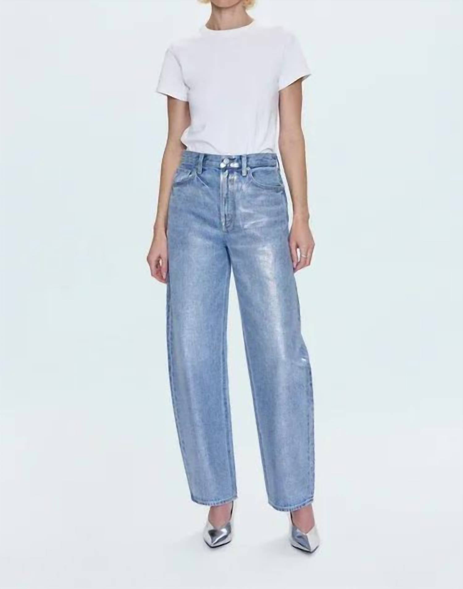 PISTOLA Wes High Rise Barrel Jeans in spellbound 2 - women's jeans
