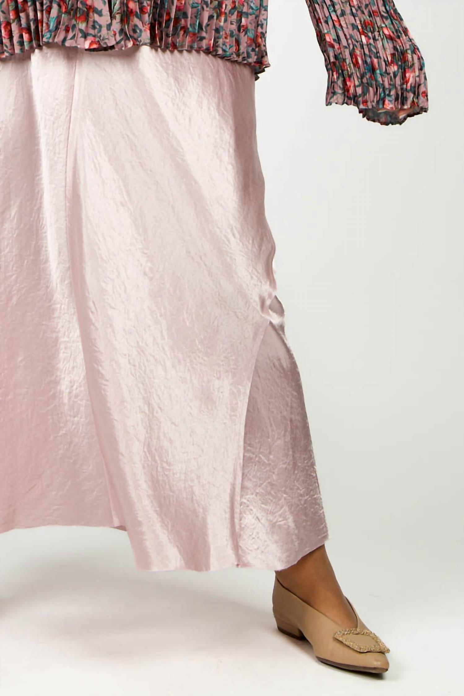 Vince - Raw Edge Paneled Slip Skirt