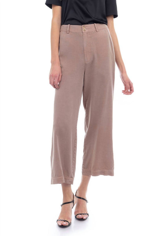 Naked Zebra - Wide Leg Crop Pant