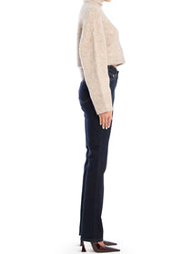 SER.O.YA Tahara Turtleneck Sweater in desert - women's sweater - alternate view