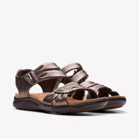 Clarks Women's Kitly Ave Sandals in bronze - women's sandal