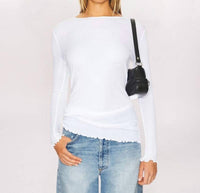 Free People - Long Sleeve Long Nights Layering Top