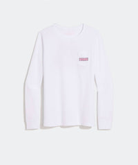 Vineyard Vines - Women's String Lights Pups Logo Box Long-Sleeve Pocket Tee