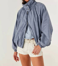 Free People - Chelsea Funnel-neck Jacket