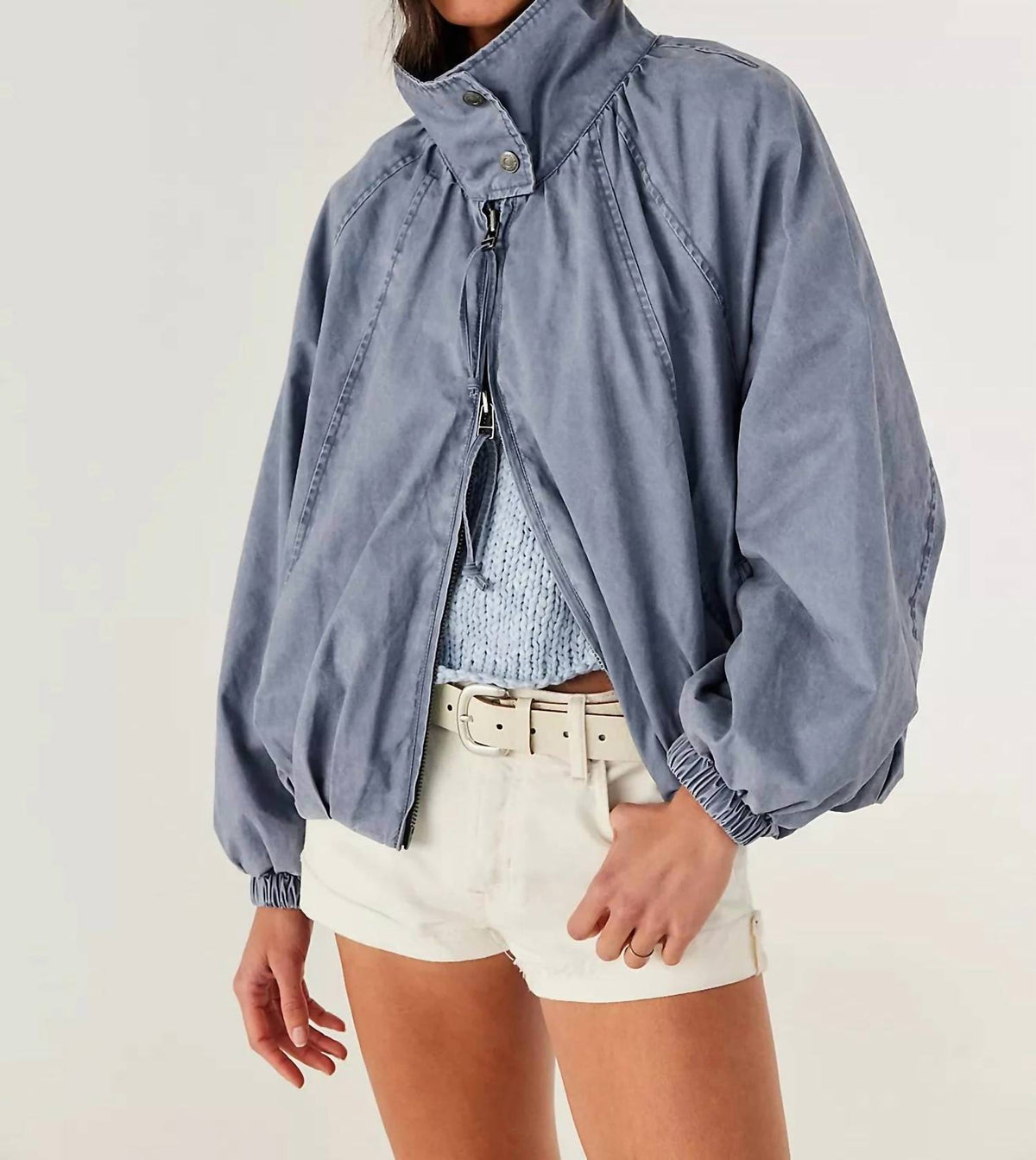 Free People - Chelsea Funnel-neck Jacket