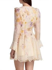 Zimmermann - Memento Embroidered Mini Dress