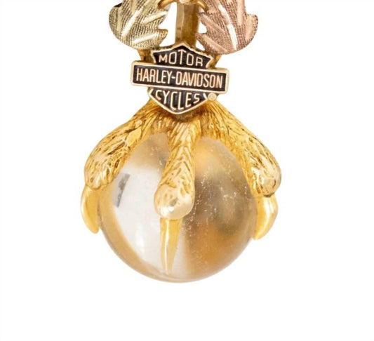 Harley Davidson - Women's Claw Crystal Ball Pendant